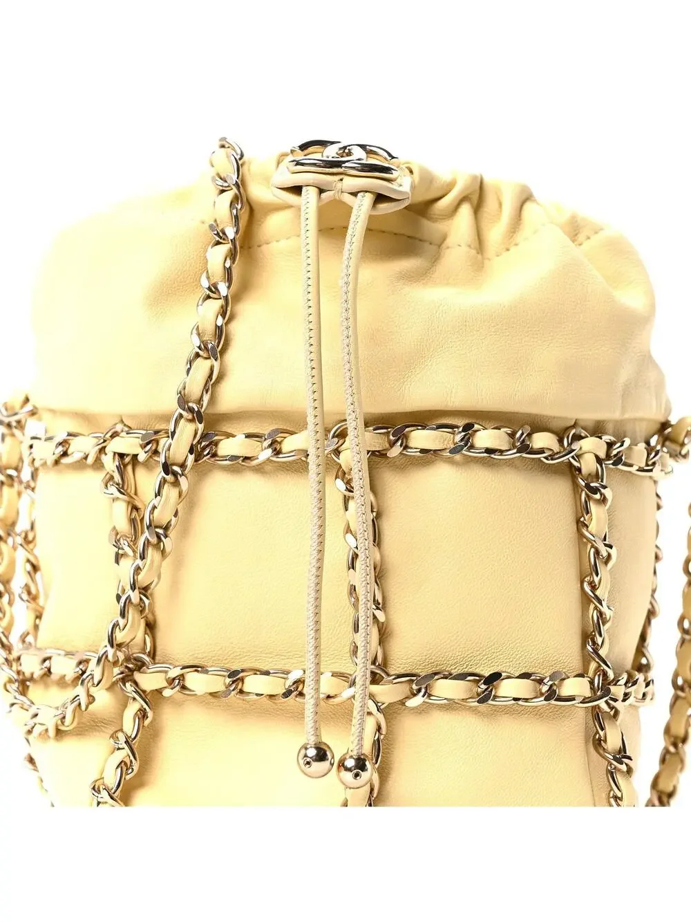 Chanel Lambskin Bucket Chain Drawstring #322882C19B